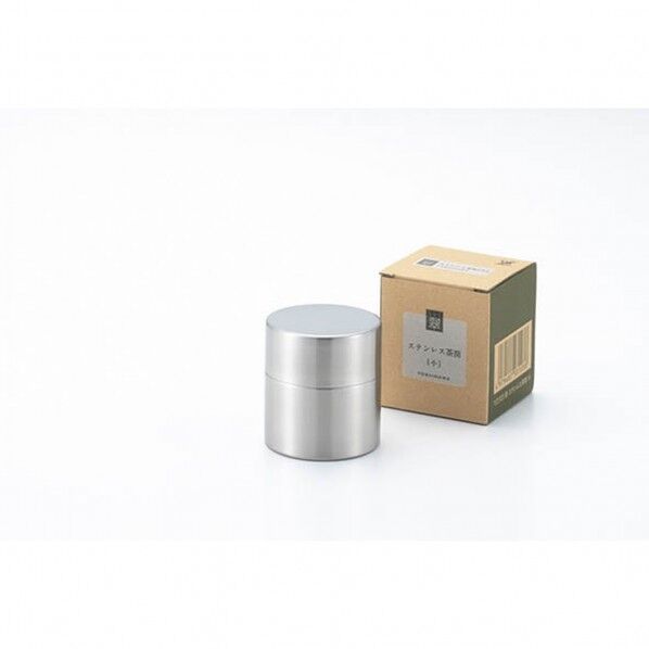 翠 ステンレス茶筒 小 YJ3103 1個