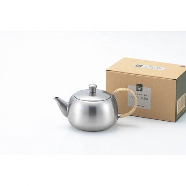 翠 ステンレス急須 横手0.5L YJ2893 1個