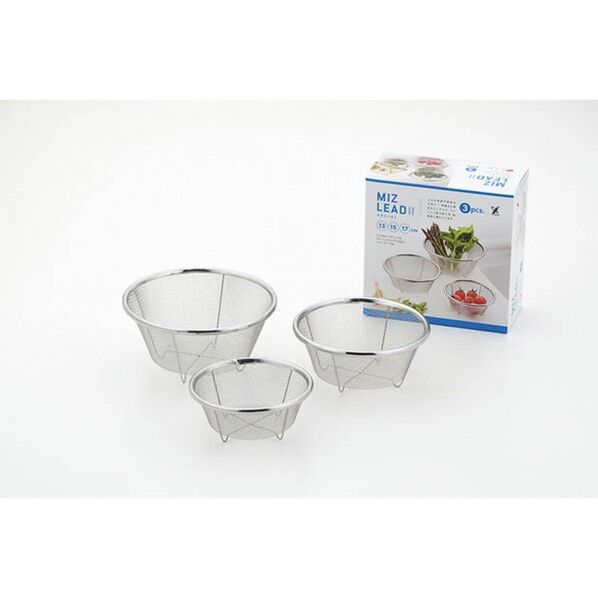 SJ3466 ステンレスミニザル3P 13.15.17cm