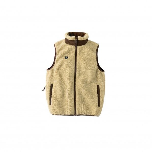 フリース衿付ヒーターベスト(男女兼用)