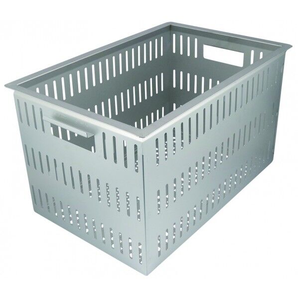 18-8軽量ステンレスコンテナ底面高通気