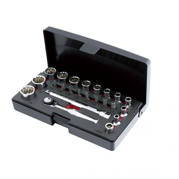 1/4”スプラインソケットセット23PC