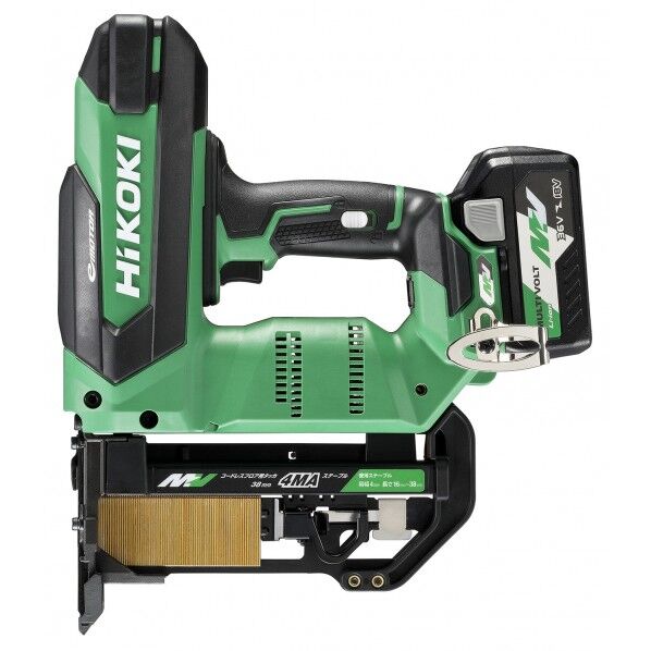 36V コードレスフロア用タッカ MA線対応 畜電池×1個 急速充電器 ケース付 ステープル幅4mm N3604DM(XP) 1台