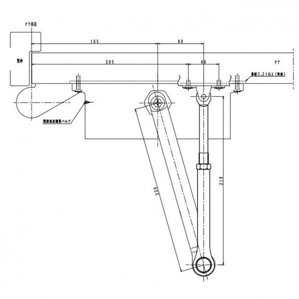 ドアクローザ パラレル型 アイボリホワイト P-183 1個