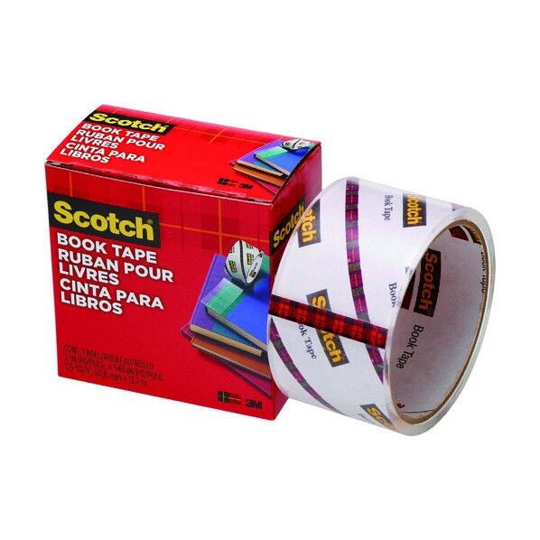 透明ブックテープ厚手 透明 50.8mmX13.7m 845 50 1点