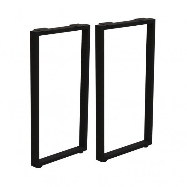 テーブルキッツ脚カウンタータイプ(口型) ブラック TBK-C BK 1セット