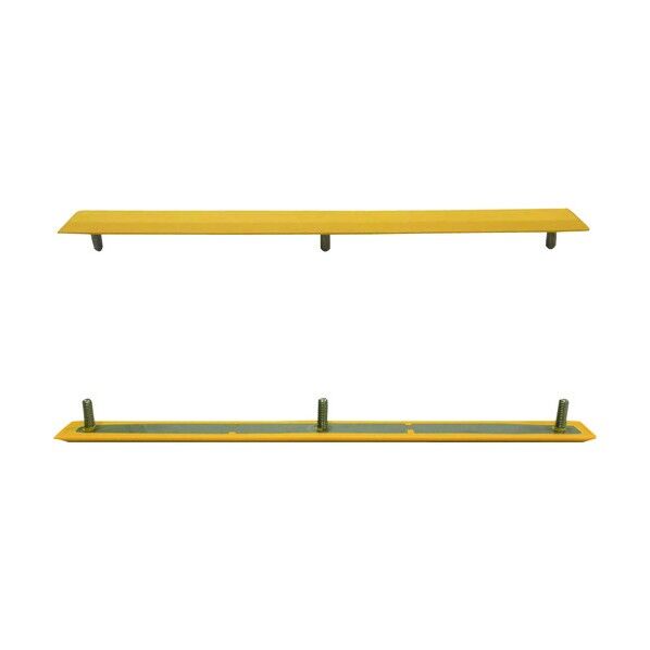 リードマーク埋込式L・誘導表示 樹脂+ステンレスタイプ イエロー 582-0580 1点