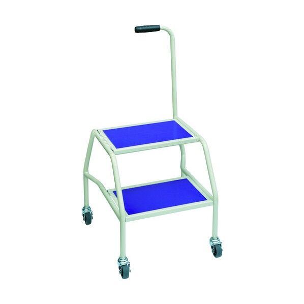 移動式踏台(スチール製・キャスター付)