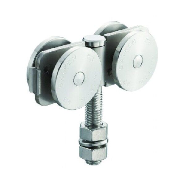 3号ステンレスドアハンガー用ベアリング複車フレキシブルタイプ 129 x 73 x 35 mm 3S-4WH-BN 1