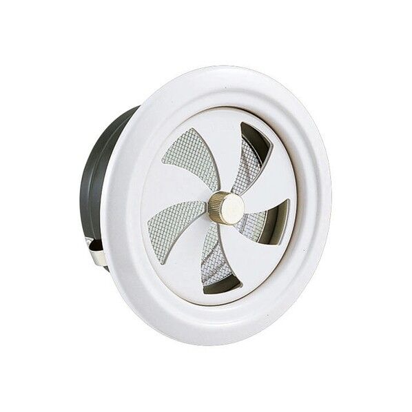 屋内換気口 スチール(ツマミ開閉タイプ)