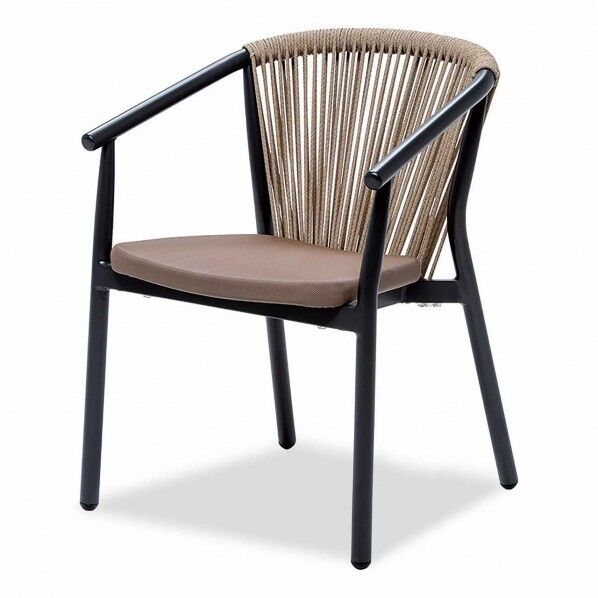 サラゴサアームチェア ブラウン MZ-598-300-4 1個