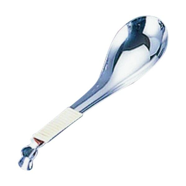 18-8籐ヅル巻レンゲスプーン QLV02001 1個