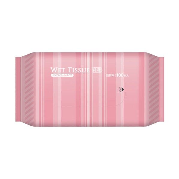 除菌ノンアルコールウェットティッシュ　BOX詰替  DPN-002 100点