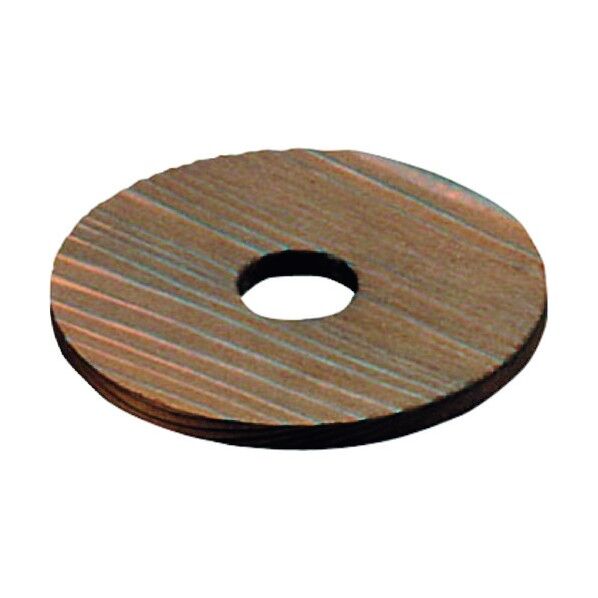 焼杉 丸穴明敷板 大 QSK57001 1個