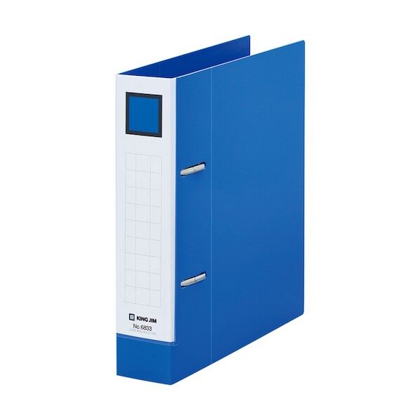 レバーリングファイル Dタイプ 黒 6833-B 1冊