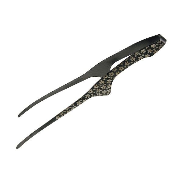 18-0 黒酸化発色 チョップスティックトング 桜 0103410 1点