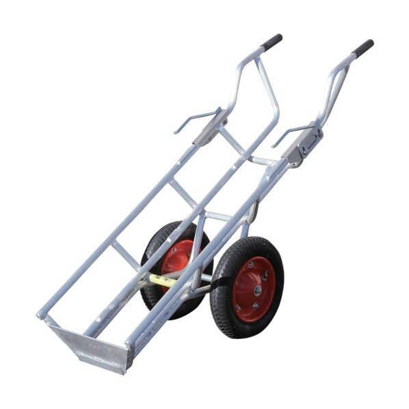 タフボーイLPガスボンベ運搬台車2輪・アオリ用フック付 LPG-502F 1点