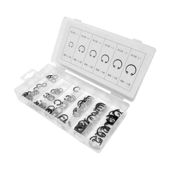 ワールドツール 穴用スナップリングセット(100個入) 07-12246 1点...