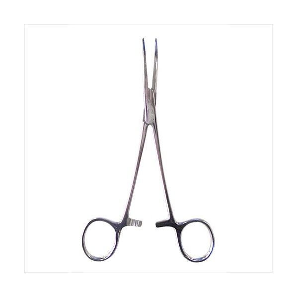 シザーズ・クランプ 先曲がり シルバー 全長160mm×幅80mm TCB-160 1つ