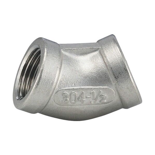 ステンレス製ねじ込み45エルボ(V45L)