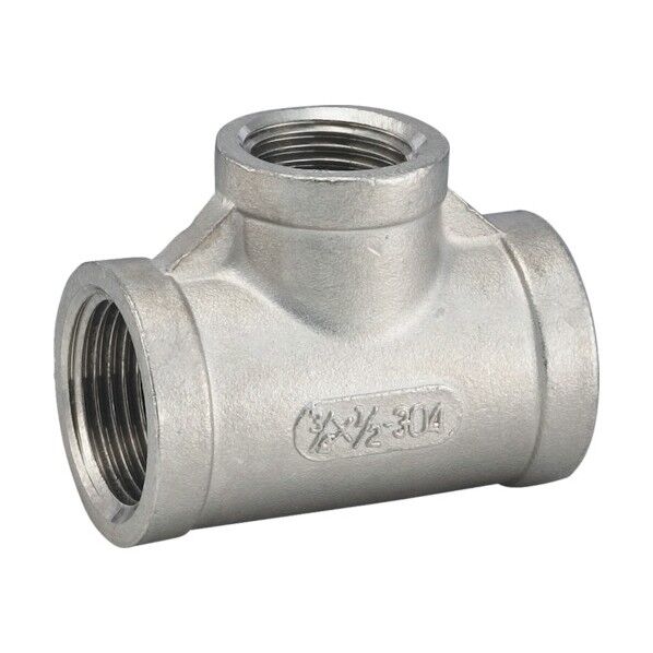 ステンレス製ねじ込み異径チーズ(VRT)