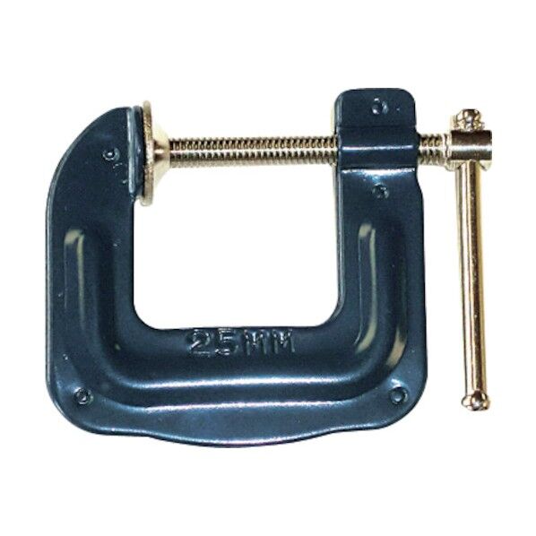 板クランプ ブラック×オレンジ 25mm C-25 1つ