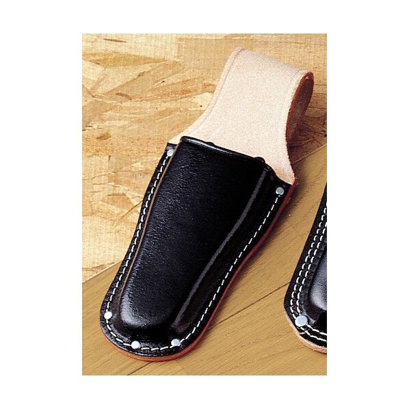 牛黒皮ミゼットカッター差し(型押)