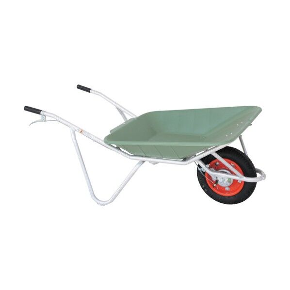 アルミ一輪車プラバケット・ブレーキ付 CF-B2 1点