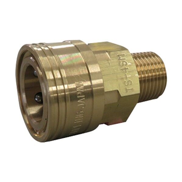 クイックカップリングTS (めねじ取付用ソケット・真鍮製)