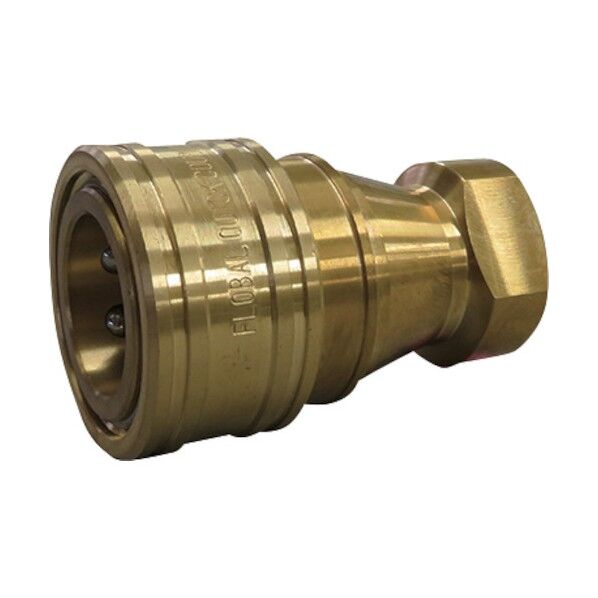 クイックカップリングKS (おねじ取付用ソケット・真鍮製)