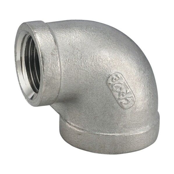 ステンレス製ねじ込み異径エルボ(VRL)