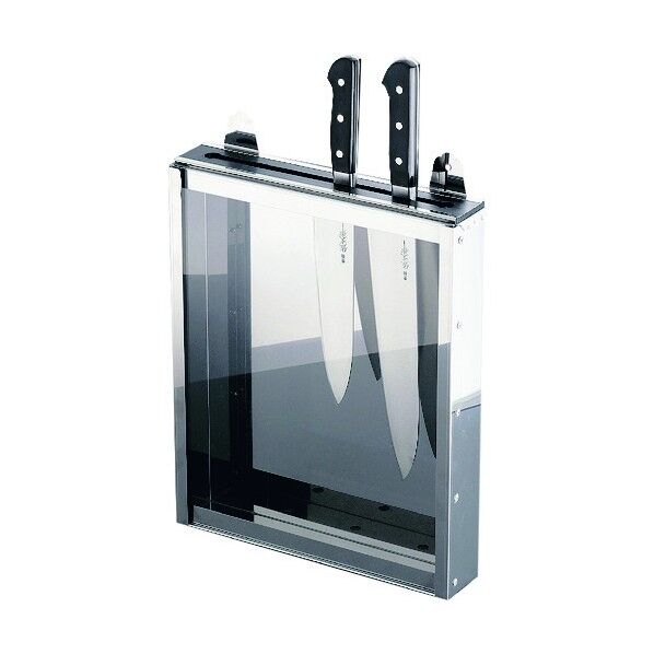 18-0 釘打式ゴム板付前面アクリル 大1段 AHU9201 1個