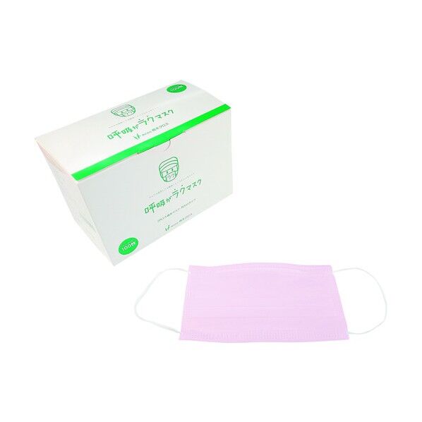 呼吸がラクマスク 100枚 51210002 30箱