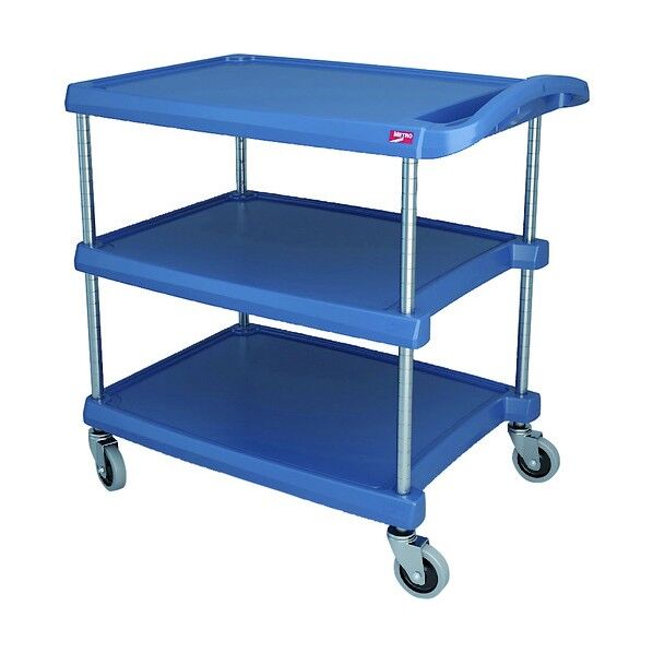マイカート 多目的カート ブルー(マイクロバン加工) φ125 W1030×D707×H927mm MY263635BU 1点
