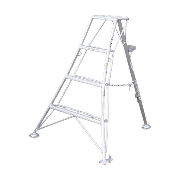 アルミ製三脚脚立伸縮式強力タイプアルステップ