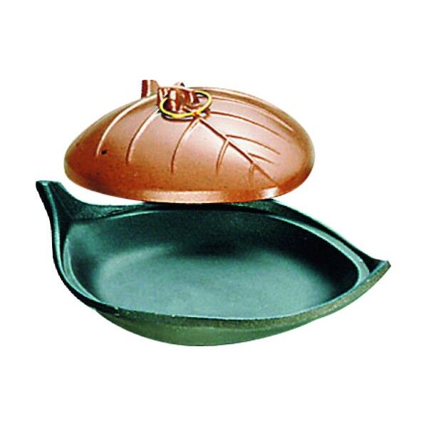 SAアルミ陶板鍋 木の葉(テフロン加工) QTU02 1個