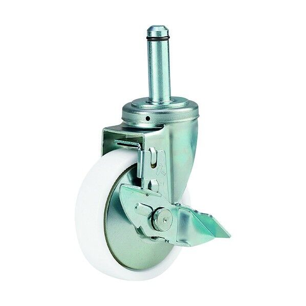 打ち込み単独キャスター ナイロン車