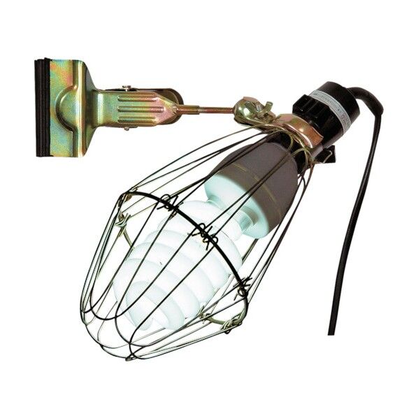 パワーランプスパイラル蛍光灯付 クリップランプ