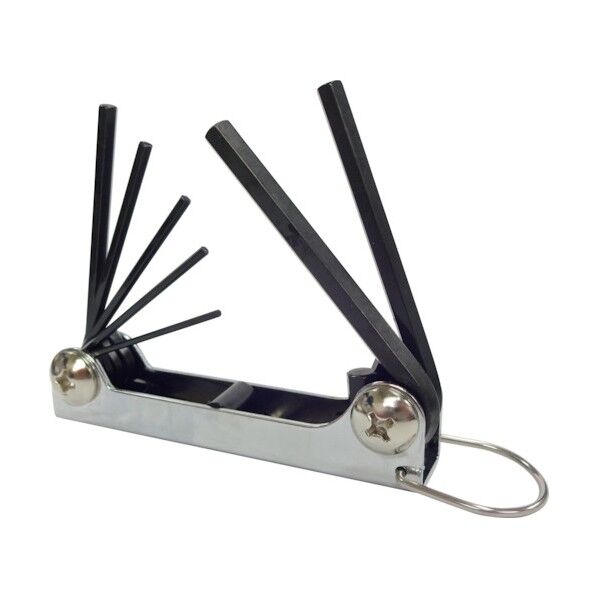 ナイフ型 六角棒スパナ(ミリ) メタルケースセット