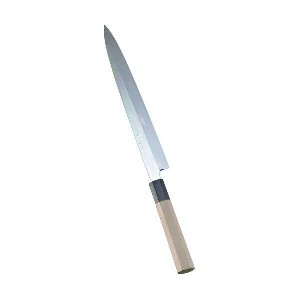 SA佐文 本焼鏡面仕上 柳刃 木製サヤ