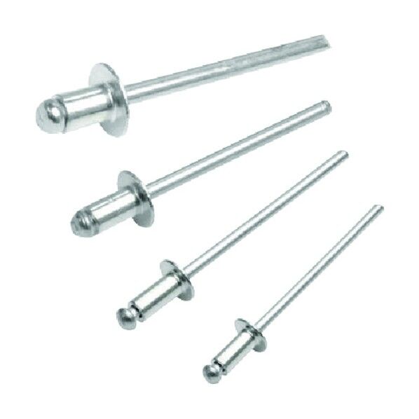 ワールドツール 4サイズリベットセット(100個組) 08-00493 100S...