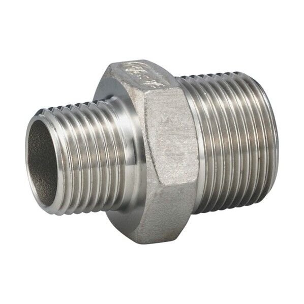 ステンレス製ねじ込み異径ニップル(VRN)