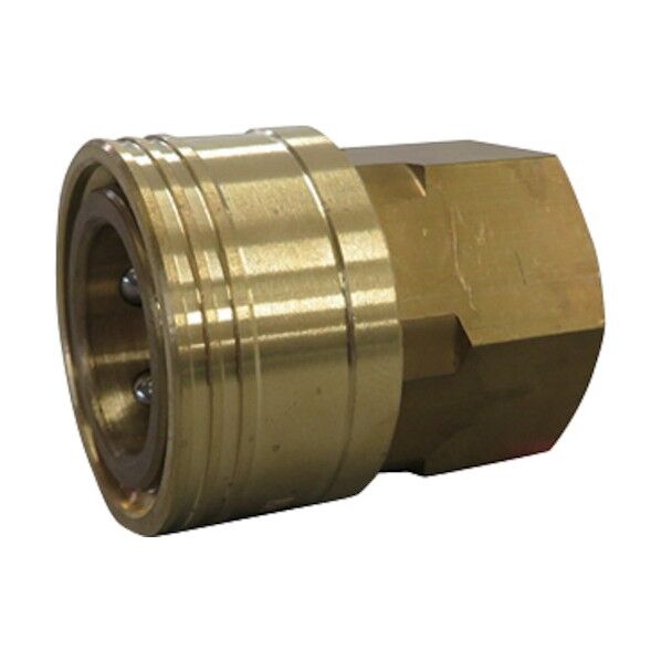 クイックカップリングTS (おねじ取付用ソケット・真鍮製)