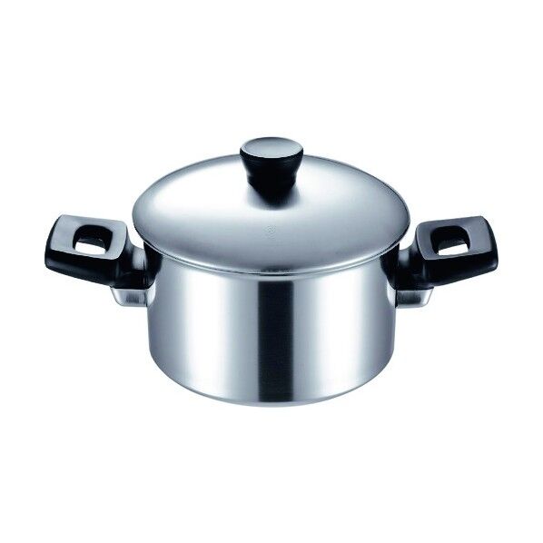 エルム IH 3層鋼 両手鍋 AEL0301 1個