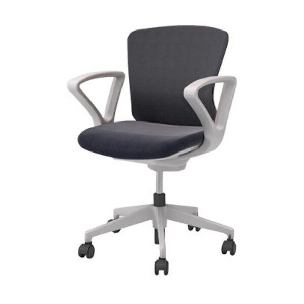 VALCHE ローバック(ライトグレーシェル) リング肘タイプ ライトブルー/ブラック