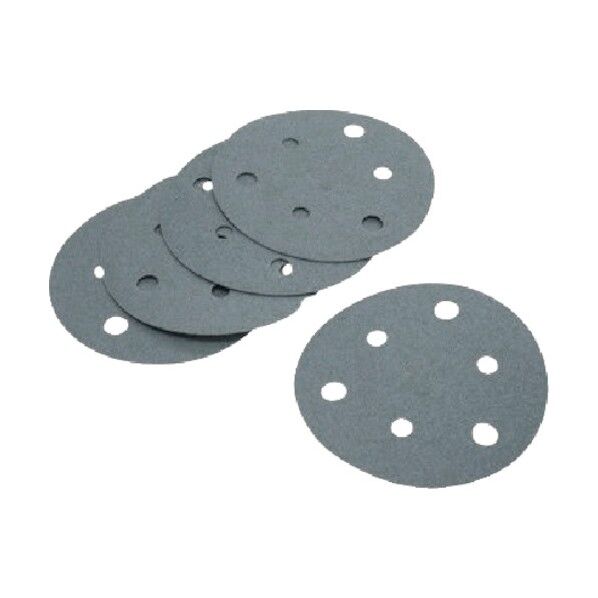 ワールドツール 5枚組 サンディングペーパー φ125 #1200 26-09414 1点...