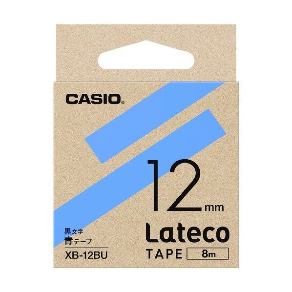 ラテコ(Lateco)専用詰め替えテープ 12mm XB-12BU 1個
