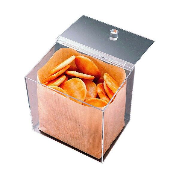 アクリル 試食ボックス 大 ZSS0201 1個