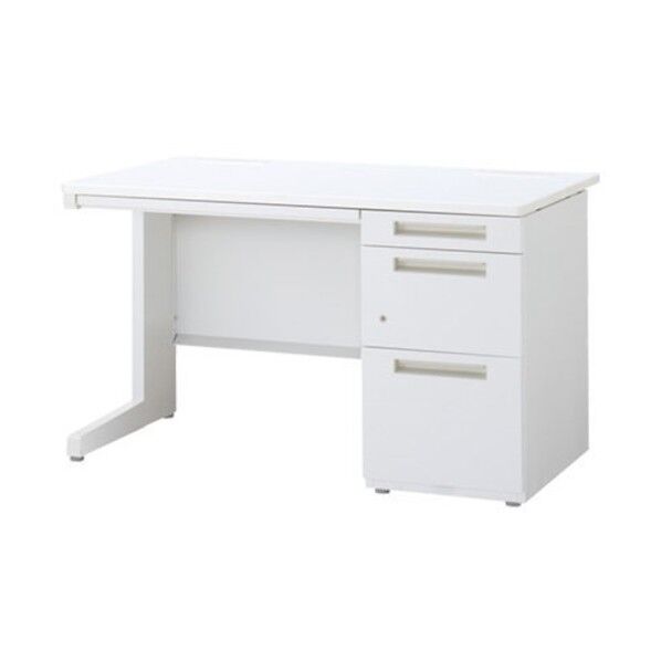 デュエナ Sタイプ 片袖机(L型脚)B4-3段タイプ DUS7-107-B3 SW/OW 158791 1点