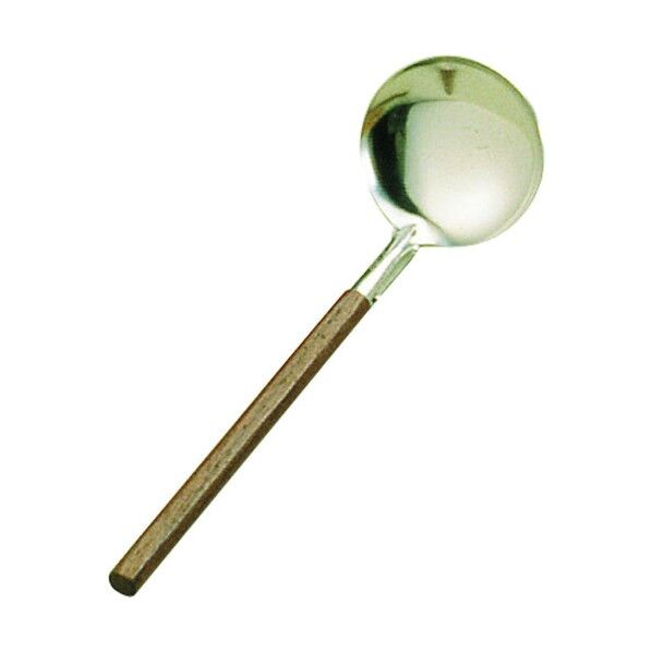 SA 木柄卓上お玉(ウォールナット) QTK3401 1個